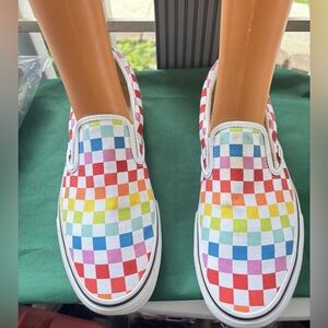 Vans Classic Slip-On Checkerboard Shoe